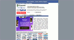 Desktop Screenshot of bankasitelefonu.com